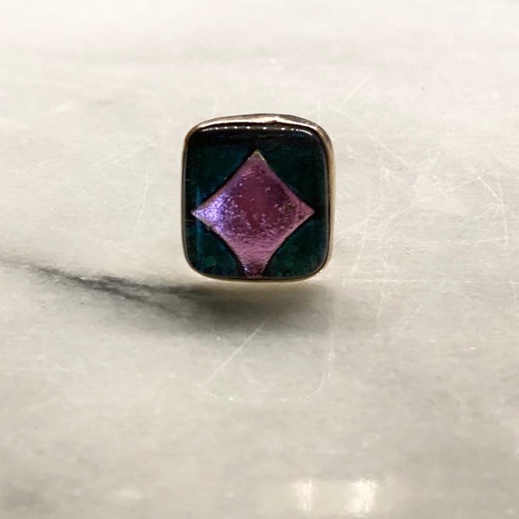Dichroic Silver Ring - Picture 4 of 14